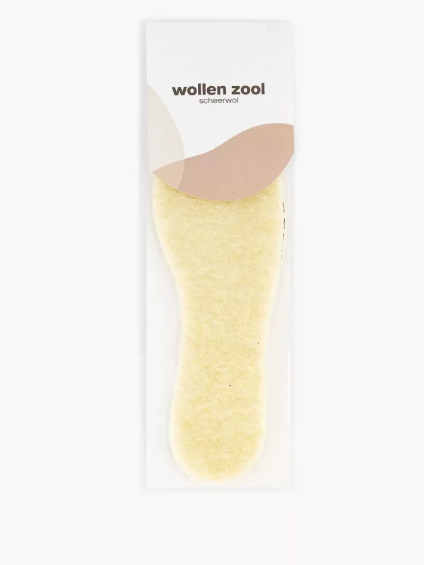 Kinderen vanHaren Beige Wollen Zool 23-35