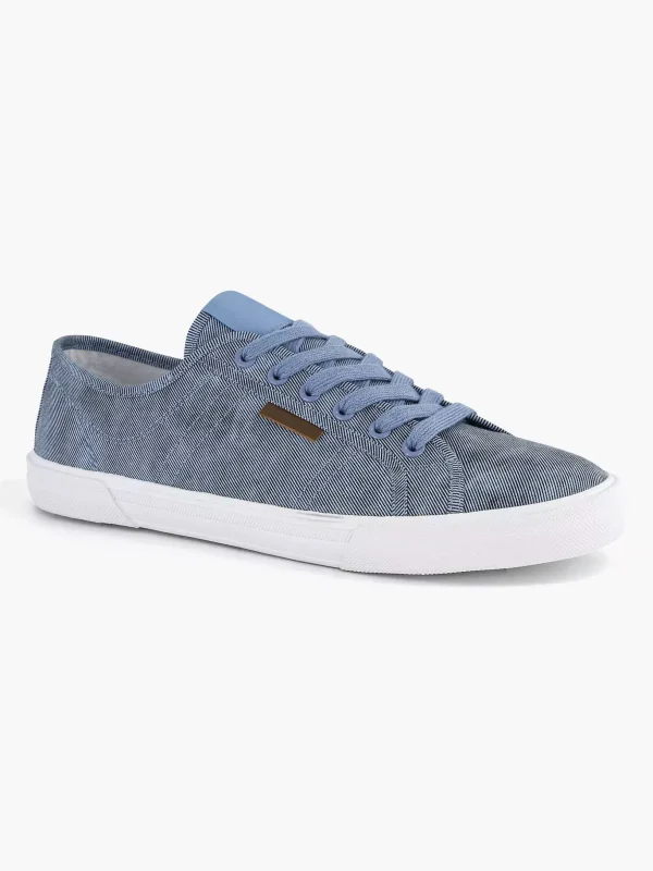 Heren Memphis One Blauwe Canvas Sneaker