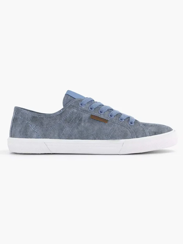 Heren Memphis One Blauwe Canvas Sneaker