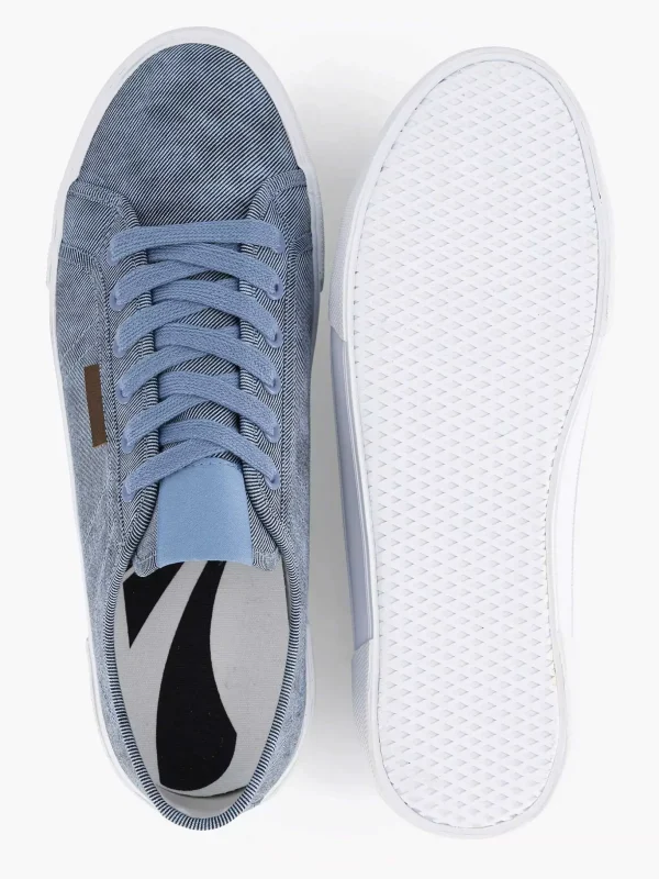 Heren Memphis One Blauwe Canvas Sneaker