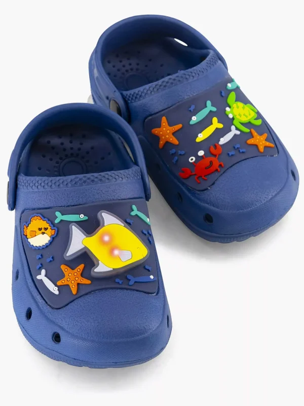 Kinderen Blue Fin Blauwe Clog Lichtjes