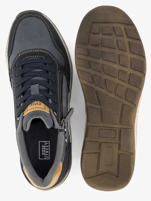 Heren Easy Street Blauwe Comfort Veterschoen