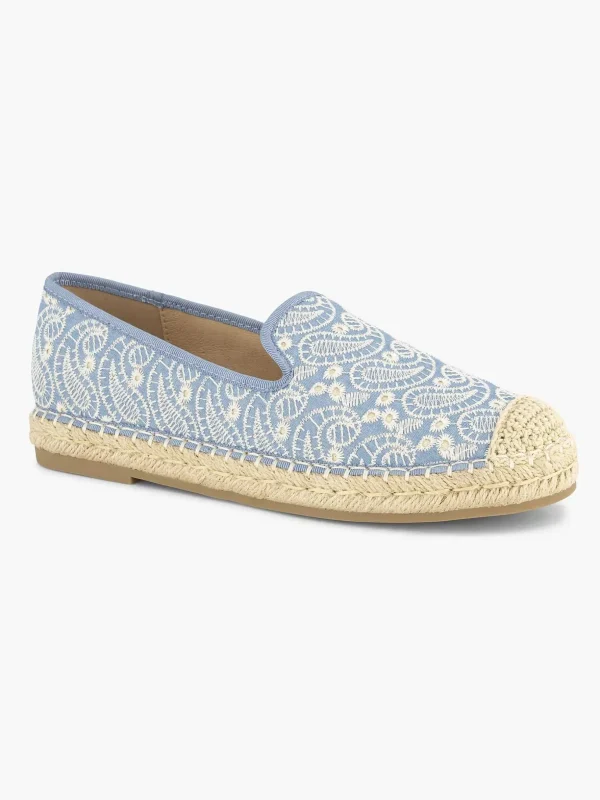 Dames Graceland Blauwe Espadrille