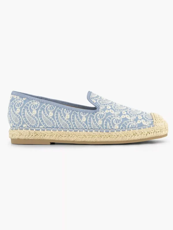 Dames Graceland Blauwe Espadrille