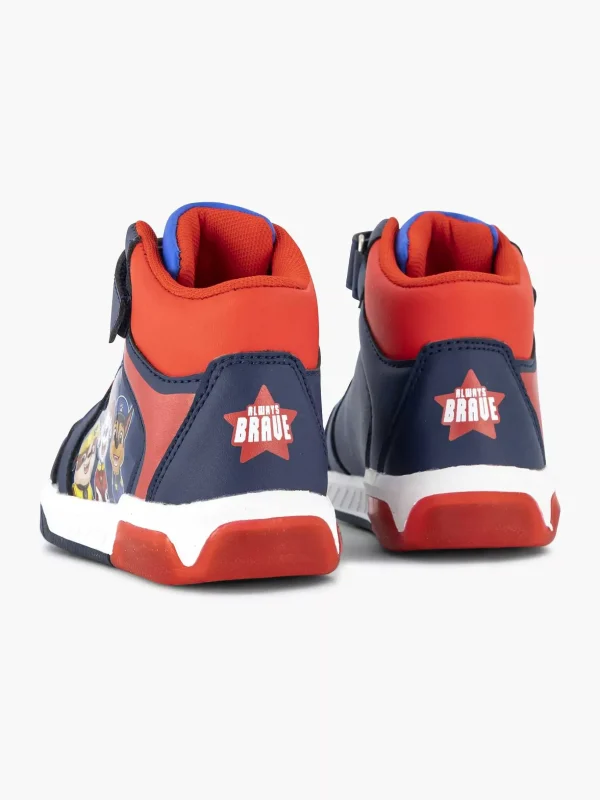 Kinderen PAW Patrol Blauwe Hoge Sneaker Lichtjes