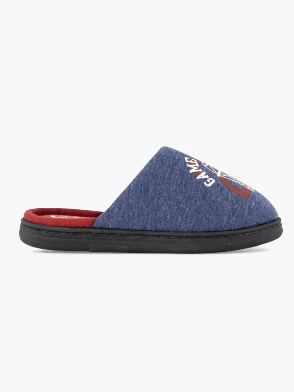 Kinderen Vty Blauwe Instap Pantoffel