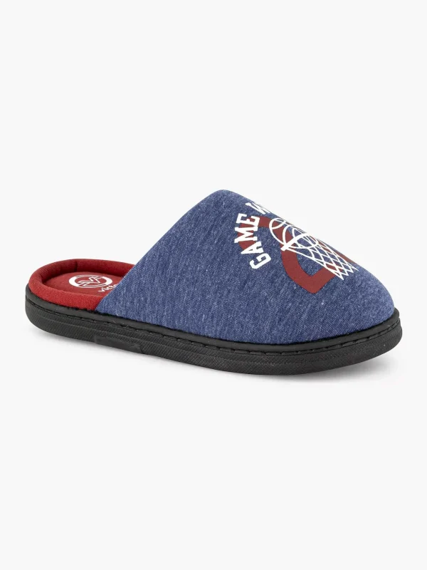 Kinderen Vty Blauwe Instap Pantoffel