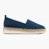 Dames Esprit Blauwe Platform Espadrille