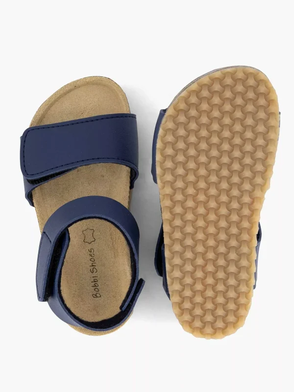 Kinderen Bobbi-Shoes Blauwe Sandaal Klittenband