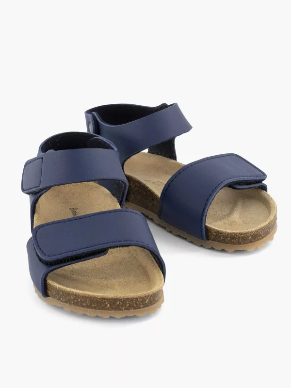 Kinderen Bobbi-Shoes Blauwe Sandaal Klittenband