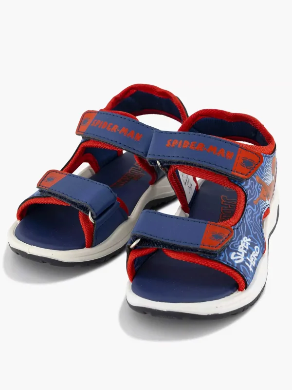 Kinderen Spiderman Blauwe Sandaal