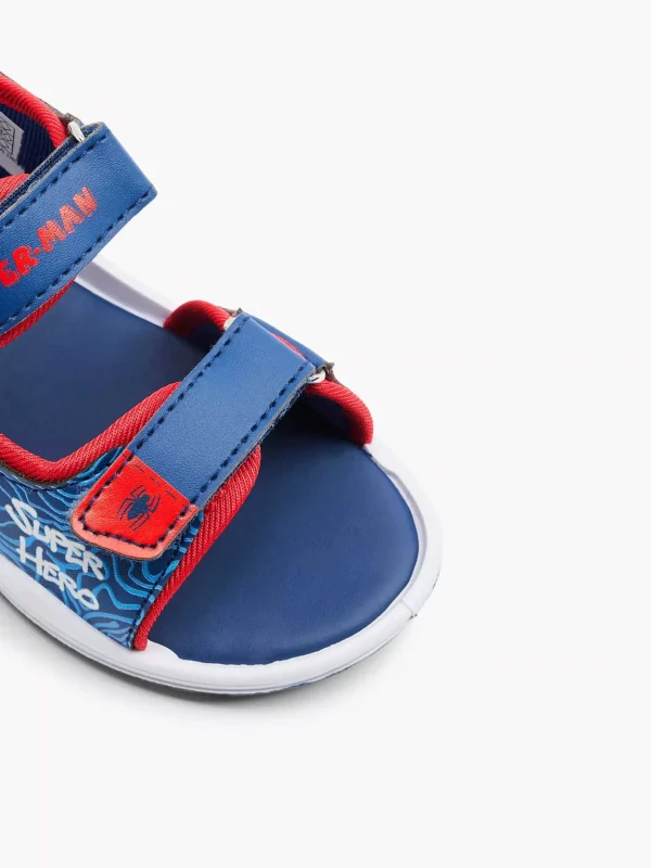 Kinderen Spiderman Blauwe Sandaal