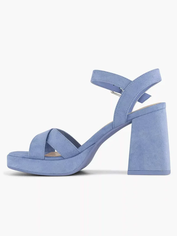 Dames Graceland Blauwe Sandalette