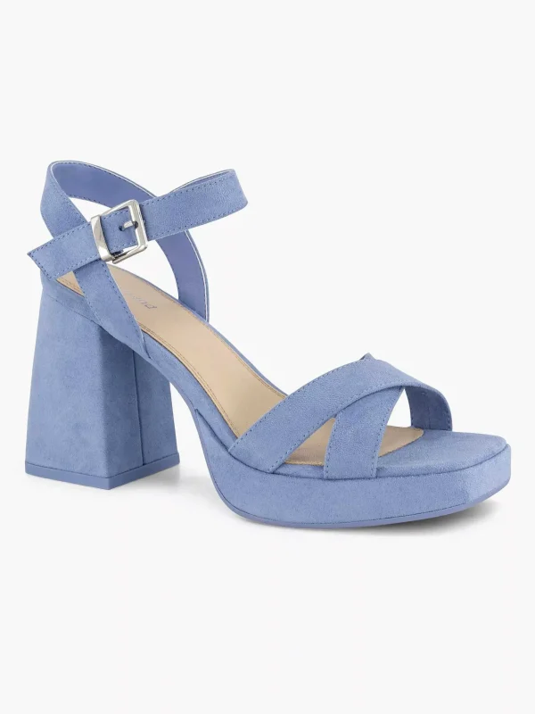 Dames Graceland Blauwe Sandalette