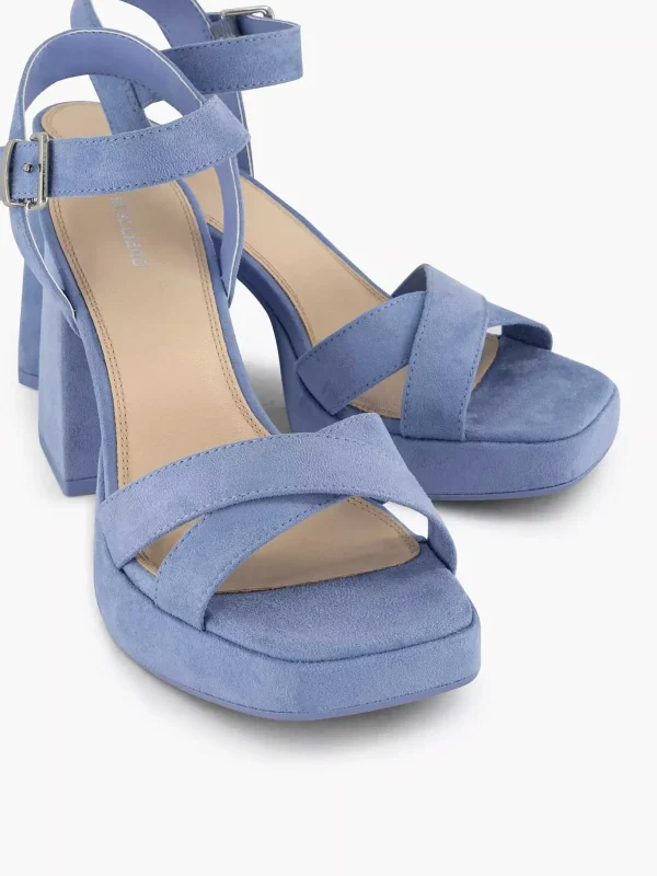 Dames Graceland Blauwe Sandalette