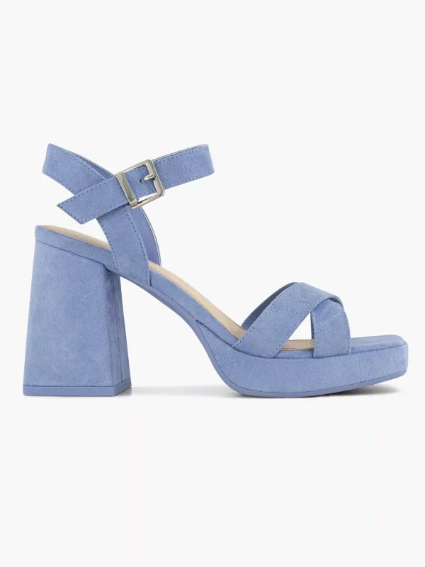 Dames Graceland Blauwe Sandalette