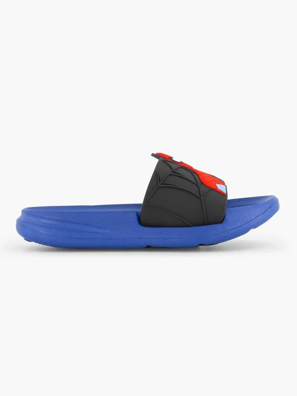 Kinderen Spiderman Blauwe Slipper