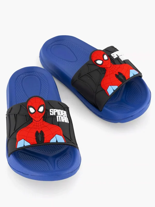 Kinderen Spiderman Blauwe Slipper