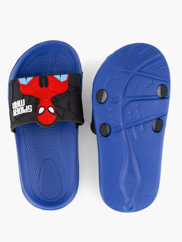 Kinderen Spiderman Blauwe Slipper