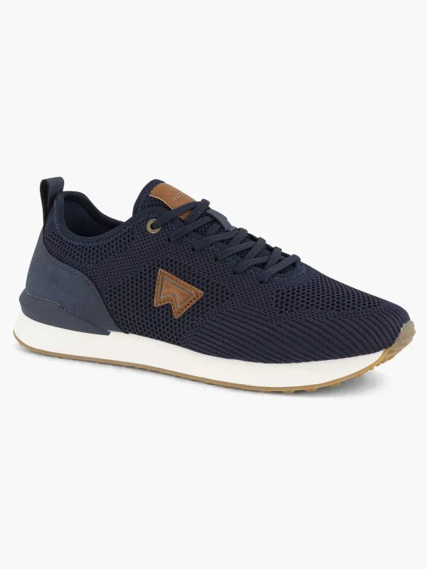 Heren Wrangler Blauwe Sneaker