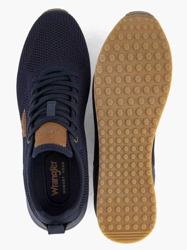 Heren Wrangler Blauwe Sneaker