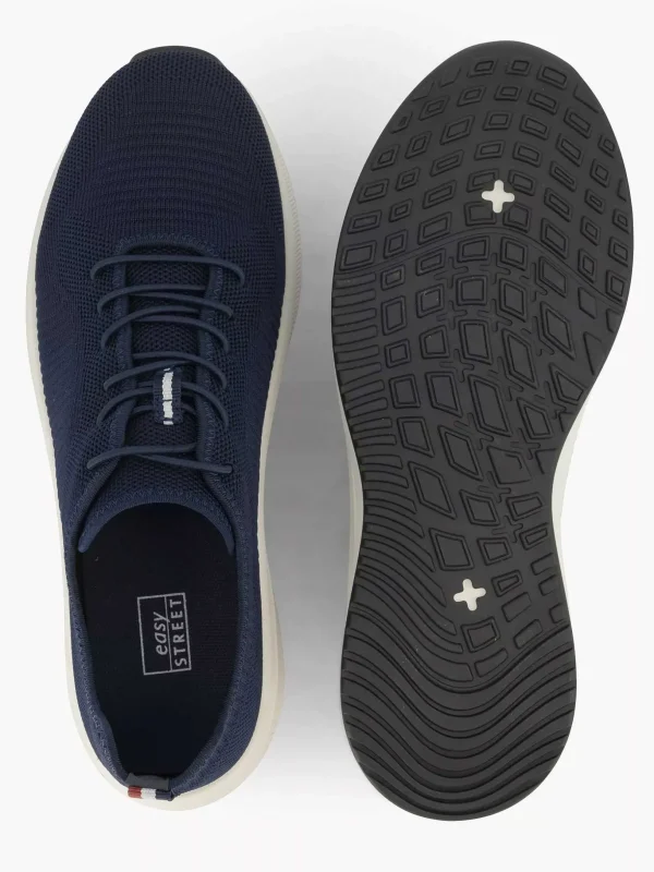 Heren Easy Street Blauwe Sneaker