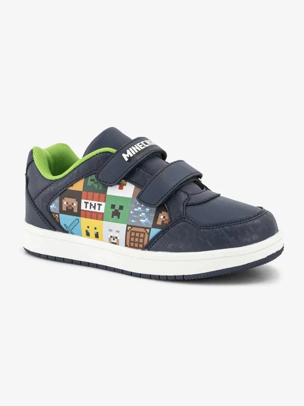 Kinderen Minecraft Blauwe Sneaker