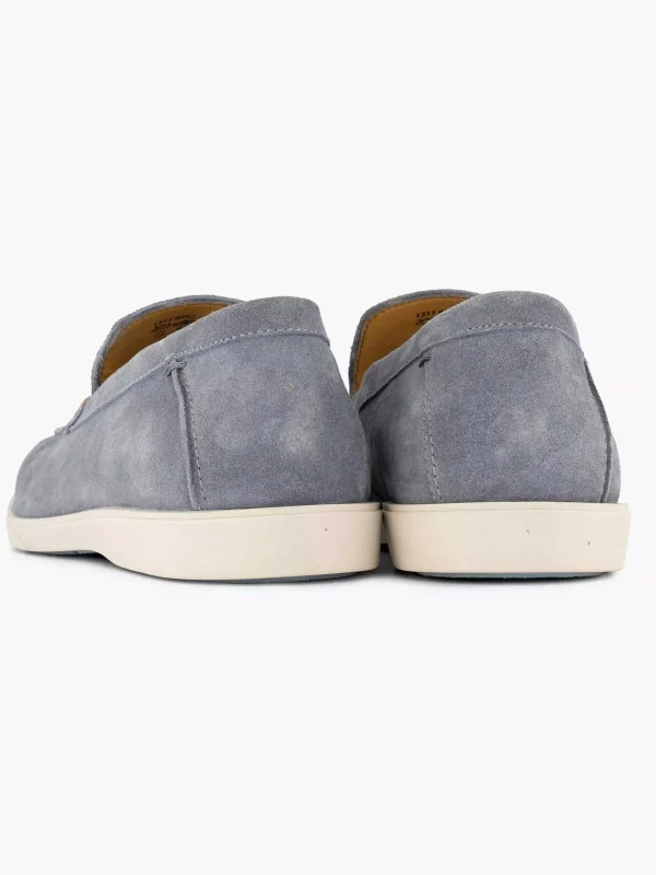Heren Memphis One Blauwe Suede Loafer