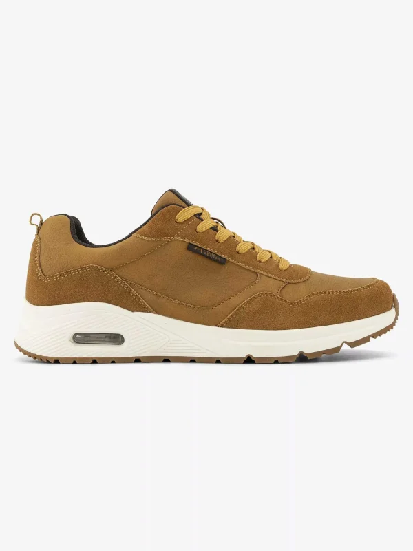 Heren Easy Street Bruine Comfort Sneaker