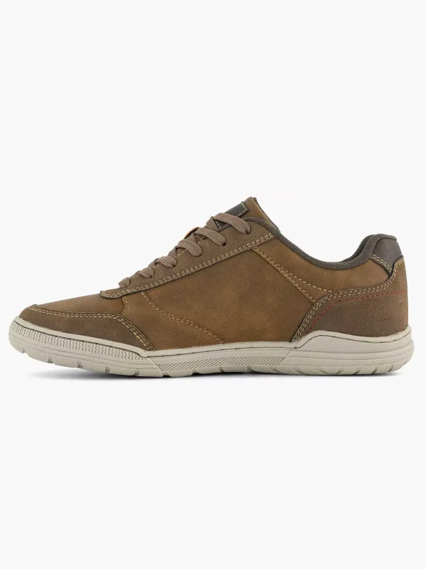 Heren Easy Street Bruine Comfort Sneaker