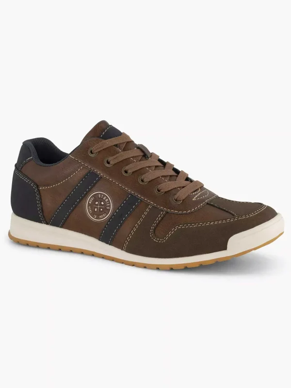 Heren Easy Street Bruine Comfort Sneaker