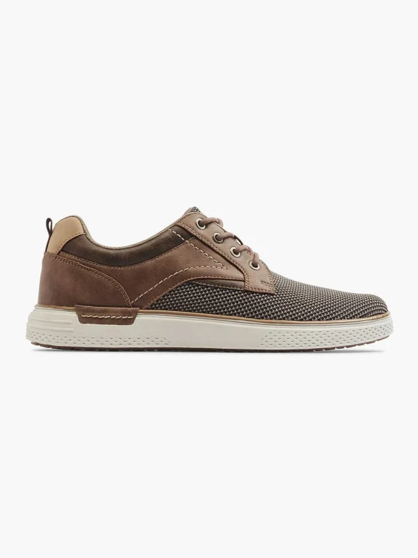 Heren Easy Street Bruine Comfort Sneaker