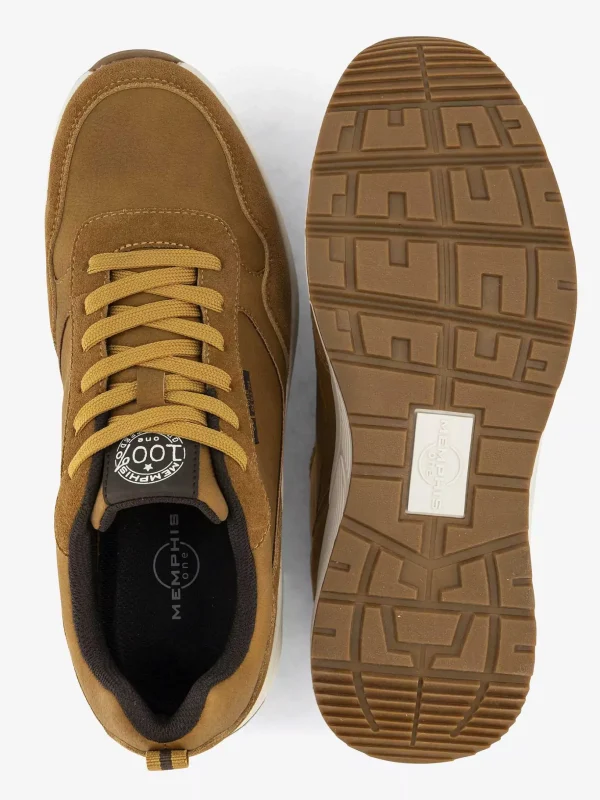Heren Easy Street Bruine Comfort Sneaker
