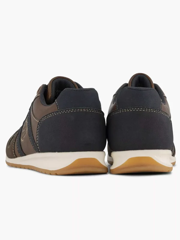 Heren Easy Street Bruine Comfort Sneaker