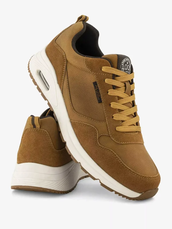 Heren Easy Street Bruine Comfort Sneaker