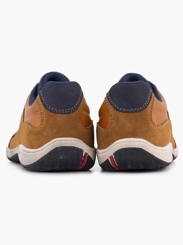 Heren Easy Street Bruine Comfort Sneaker