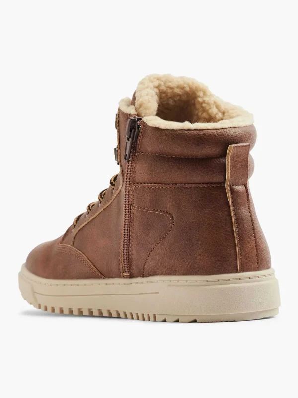 Kinderen Vty Bruine Hoge Sneaker