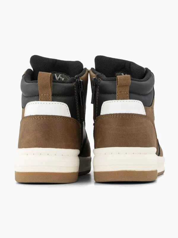 Kinderen Vty Bruine Hoge Sneaker