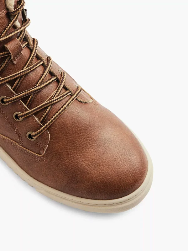 Kinderen Vty Bruine Hoge Sneaker