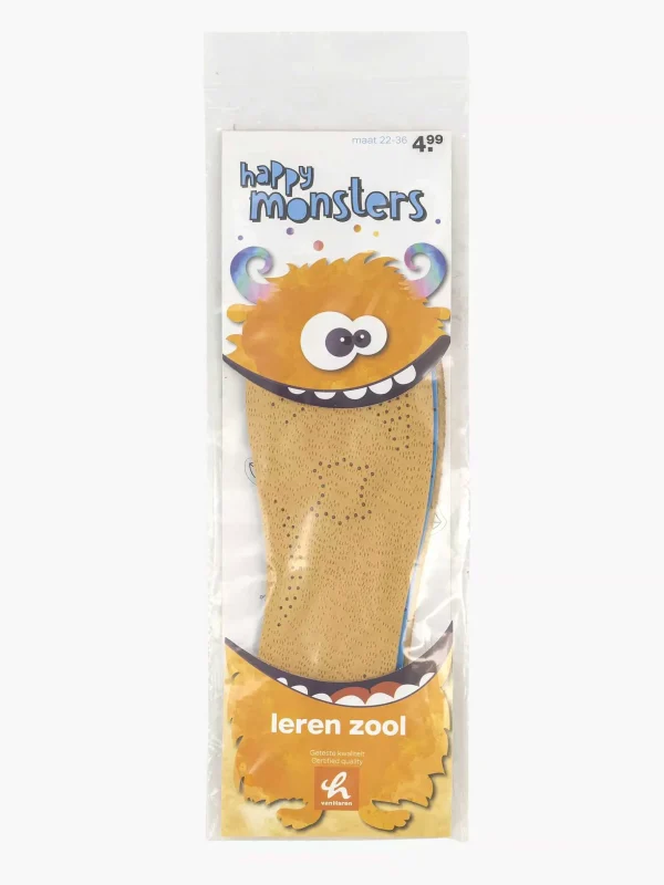 Kinderen vanHaren Bruine Leren Inlegzool 22-36