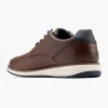 Heren TOM TAILOR Bruine Leren Sneaker