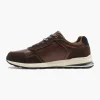 Heren Gallus Bruine Suede Sneaker