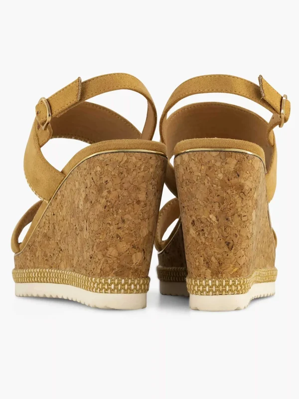 Dames Graceland Camel Sandalette