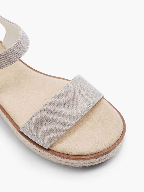 Dames Graceland Champagne Platform Sandaal