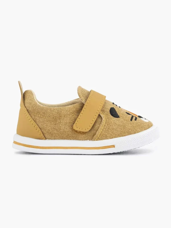 Kinderen Vty Cognac Canvas Instapper