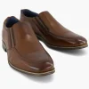 Heren Bugatti Cognac Leagro Slipper