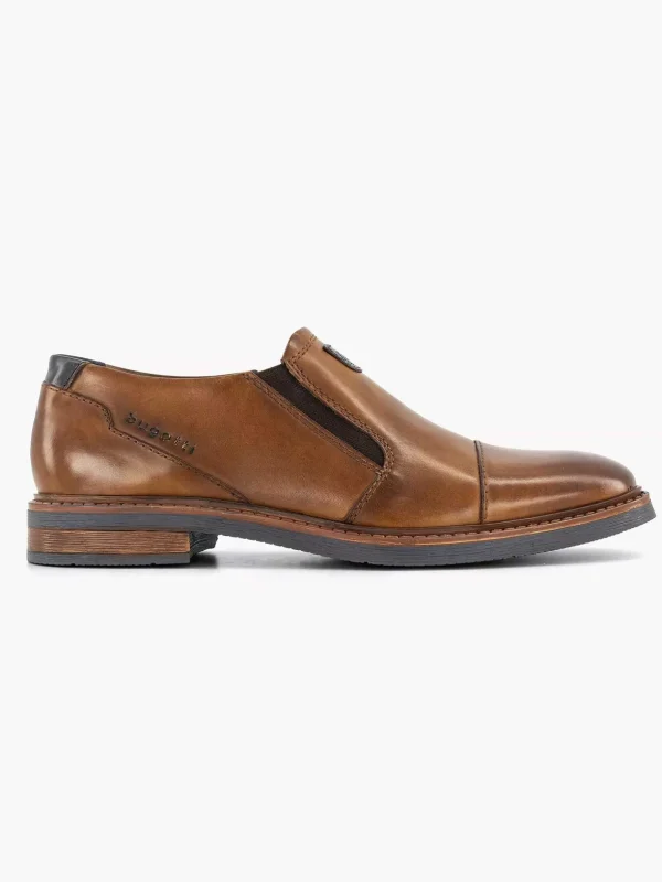Heren Bugatti Cognac Maiko Extra Wide