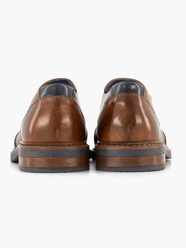 Heren Bugatti Cognac Maiko Extra Wide