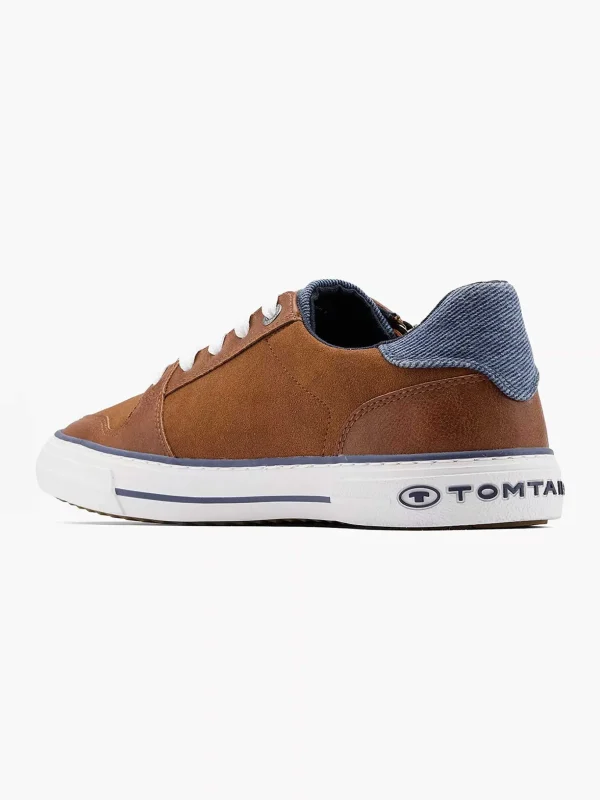 Heren TOM TAILOR Cognac Sneaker