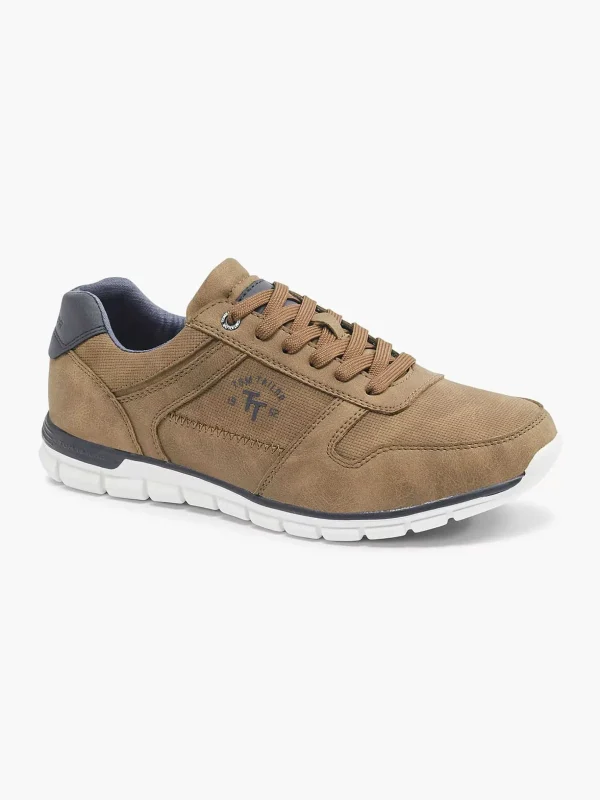 Heren TOM TAILOR Cognac Sneaker